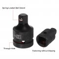 Uxcell 6pcs Impact Socket Adapter 1 4 3 8 2 Cr-v Steel To For Driver Wrenches Ratchets