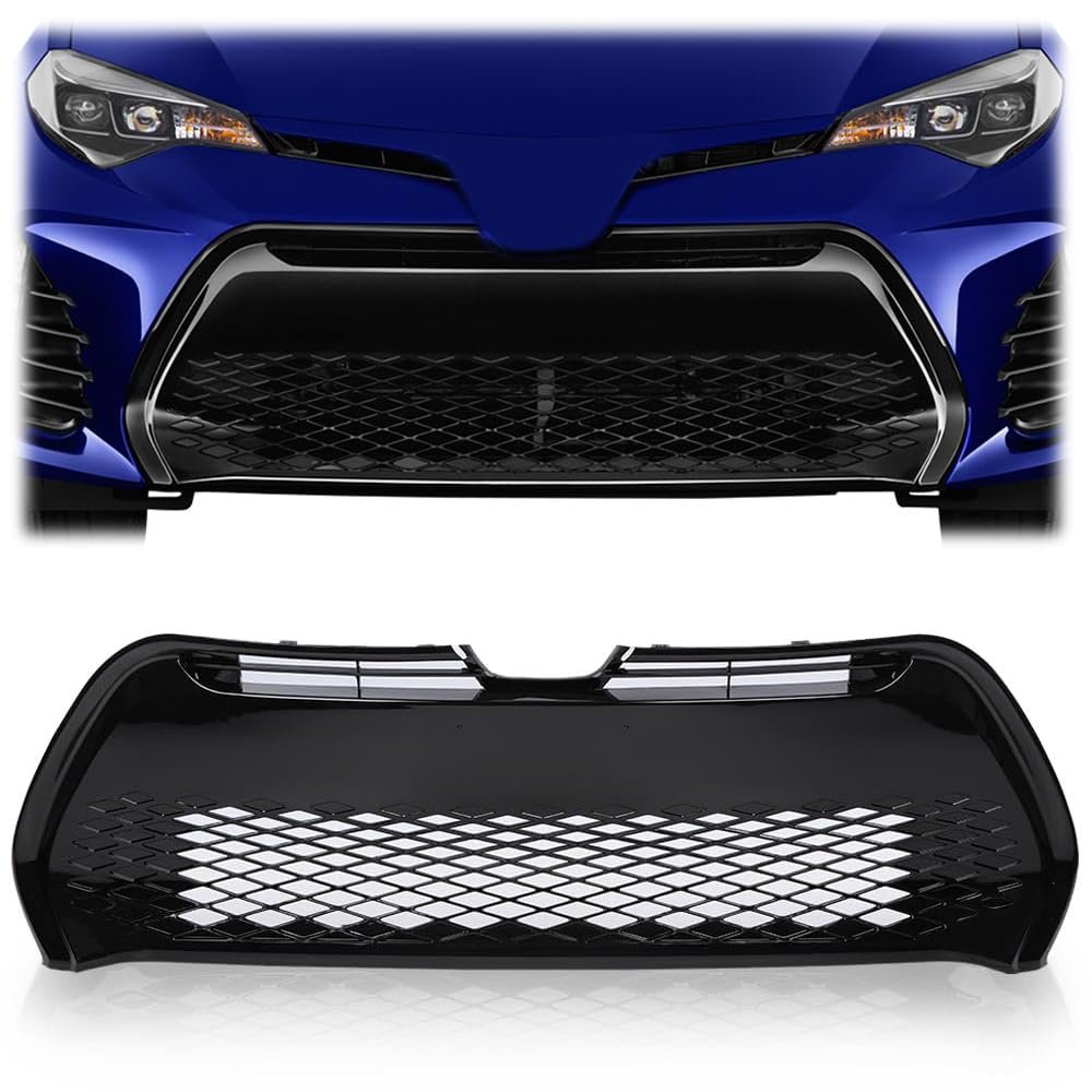 Front Bumper Lower Grille Grill For Toyota Corolla Se Xse 2017-2019 Replacement 5311202740 A To1036178