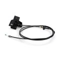 Hood Release Cable For Cadillac Dts 1998 2011 Black Plastic And Metal With Handle Replacement 15242999