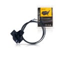 Hood Release Cable For Cadillac Dts 1998 2011 Black Plastic And Metal With Handle Replacement 15242999