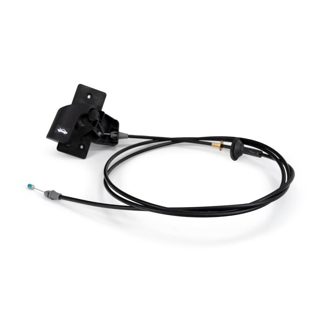 Hood Release Cable For Cadillac Dts 1998 2011 Black Plastic And Metal With Handle Replacement 15242999