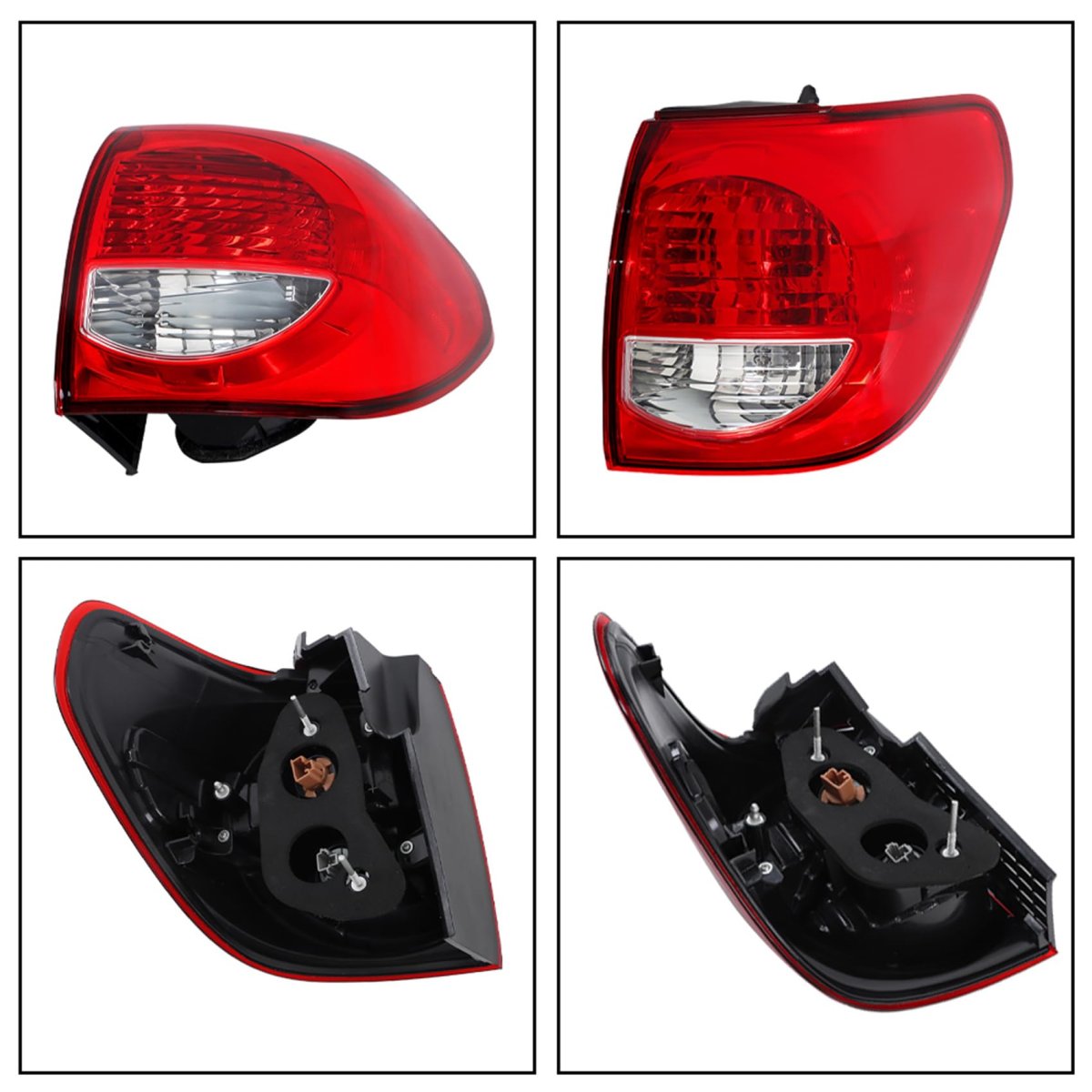 Right Outer Rear Tail Light Assembly For Toyota Sequoia 2008 To 2017 Halogen Lamp Rh 81550-0c080 To2805115