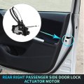 Rear Right Passenger Side Power Door Lock Actuator Motor With Cable For Nissan Murano 2005-2007 Latch Assembly Replace No