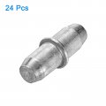 Uxcell 24 Pcs Shelf Bracket Peg 5x16mm Nickel Plated Holder Support Pins For Furniture Shelves