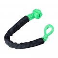 Green Red Synthetic Winch Rope Soft Shackle 38 000lbs Towing Straps Wll 7 5 Tons Combo 4x