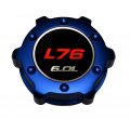 Vms Racing Blue Oil Cap L76 6 0l In Billet Aluminum Compatible With Holden Special Vehicles Hsv Vz Commodore 06-12 2006-2012