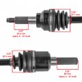 Caltric Front Cv Joint Axle Compatible With Kawasaki Mule Prodx Kaf1000 Diesel 2016-2019 2021-2022