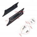 Httmt- Saddlebag Latch Cover Compatible With H-d Touring 1993-2013 Black Engraved Ninja Hard Billet Aluminum