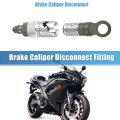 An3 3an Car Motorcycle Quick Release Disconnect Dry Break Coupling Fitting Connector For Brake Hose Silver Tone Universal