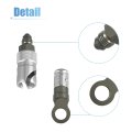 An3 3an Car Motorcycle Quick Release Disconnect Dry Break Coupling Fitting Connector For Brake Hose Silver Tone Universal