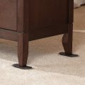 Super Sliders 3 1 2 X 6 Oval Reusable Furniture For Carpet Effortless Moving And Surface Protection Beige 8 Pack 