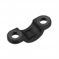 Uxcell 100pcs Nylon Cable Clamp Wire Tube Fastener Fixing Clip Curve Black