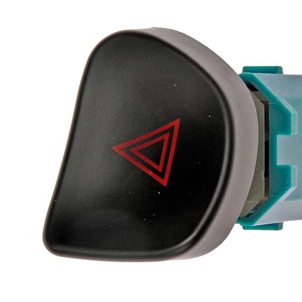 Hazard Warning Switch For Oldsmobile Achieva 1997 1998 Black Plastic 12 Volts Illuminated Replacement 10359040 22642606