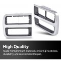 G-plus Front Headlight Headlamp Bezel Trim Chrome Surround Pair Compatible With Chevy G10 G20 Submodel Beauville Van Sportvan