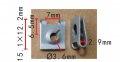 Autobahn88 Metal U-nut Clip Compatible With Fiat Oem 00143689740 6102442aa Pack Of 10