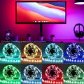 Led Tv Backlights For 45 To 85 In Tvs 16 4 Ft Rgb Strip Lights With App Control 150 5050 Beads Bluetooth Music Sync Usb Powered