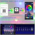 Led Tv Backlights For 45 To 85 In Tvs 16 4 Ft Rgb Strip Lights With App Control 150 5050 Beads Bluetooth Music Sync Usb Powered