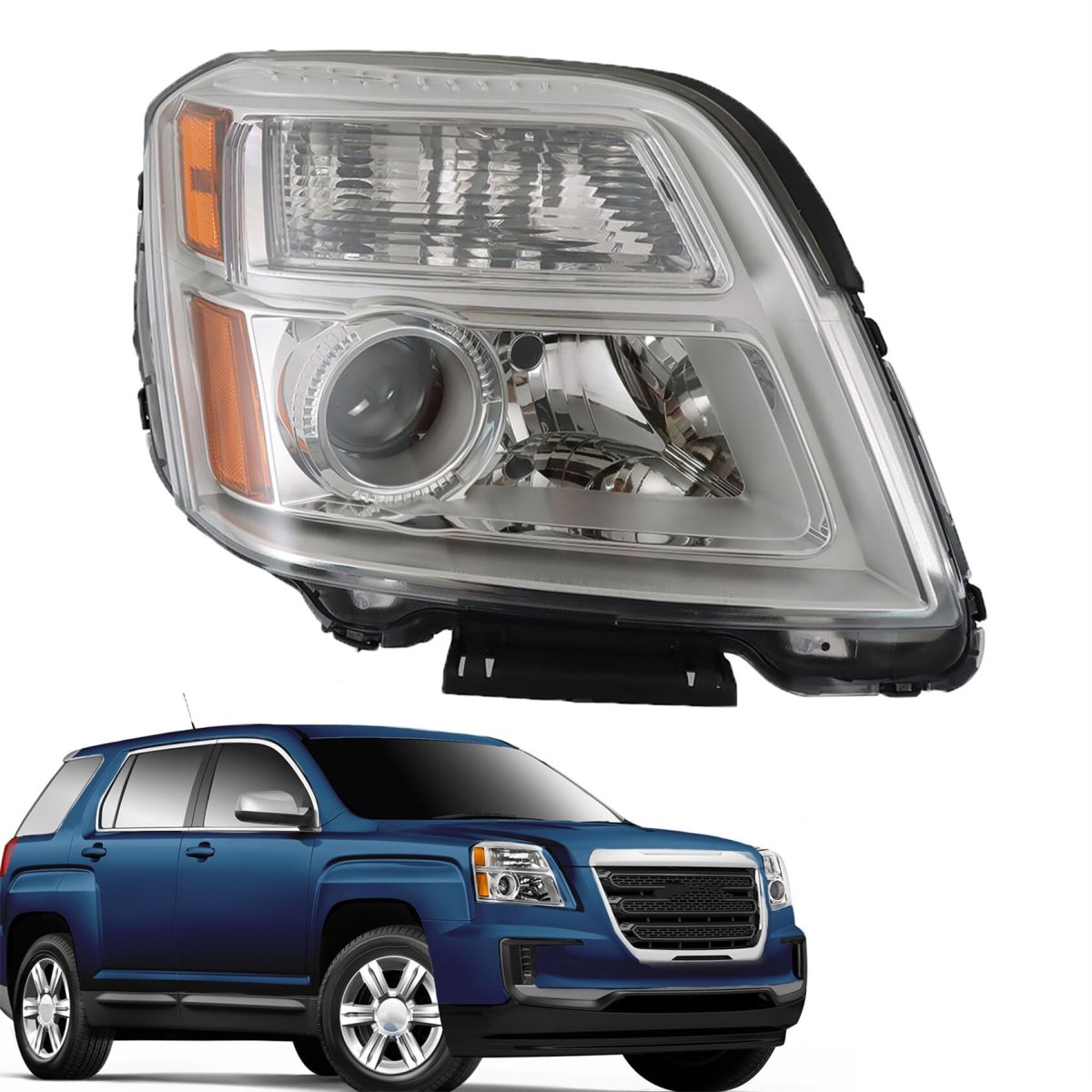 Gm2503435 Headlight Assembly Rh Replacement For 2016-2017 Terrain Right Side Headlamp