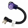 Parkworld 885484a Ev Adapter Cord Nema 10-50p To 14-50r 6awg 3c 50a Only For Tesla Umc Or Other Charging Not Rv 18 Inch