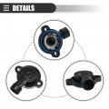 Motoforti Throttle Position Sensor And Fuel Injection Idle Air Control Valve Set For Chevrolet Plastic Metal 17113578 17113625