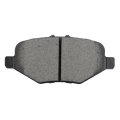 Rear D1612 Ceramic Disc Brake Pad Set With Hardware For Ford Explorer Flex Taurus And Lincoln Mks Mkt 2013 To 2019 4 Pieces