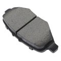 Rear D1612 Ceramic Disc Brake Pad Set With Hardware For Ford Explorer Flex Taurus And Lincoln Mks Mkt 2013 To 2019 4 Pieces