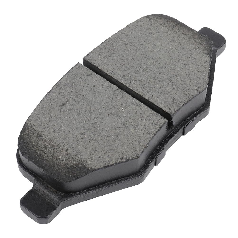 Rear D1612 Ceramic Disc Brake Pad Set With Hardware For Ford Explorer Flex Taurus And Lincoln Mks Mkt 2013 To 2019 4 Pieces