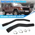 X Autohaux Fuel Fill And Vent Hose Kit 52100131ad 52100132ab For Jeep Cherokee Xj 2 5l 4 0l 1997-2001 Tank Filler Pipe Hard