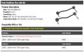 Front Stabilizer Bar Link Kit 2 Piece Compatible With 2000-2004 Ford F350 Super Duty 2wd 4wd For Vehicles Monobeam Axle