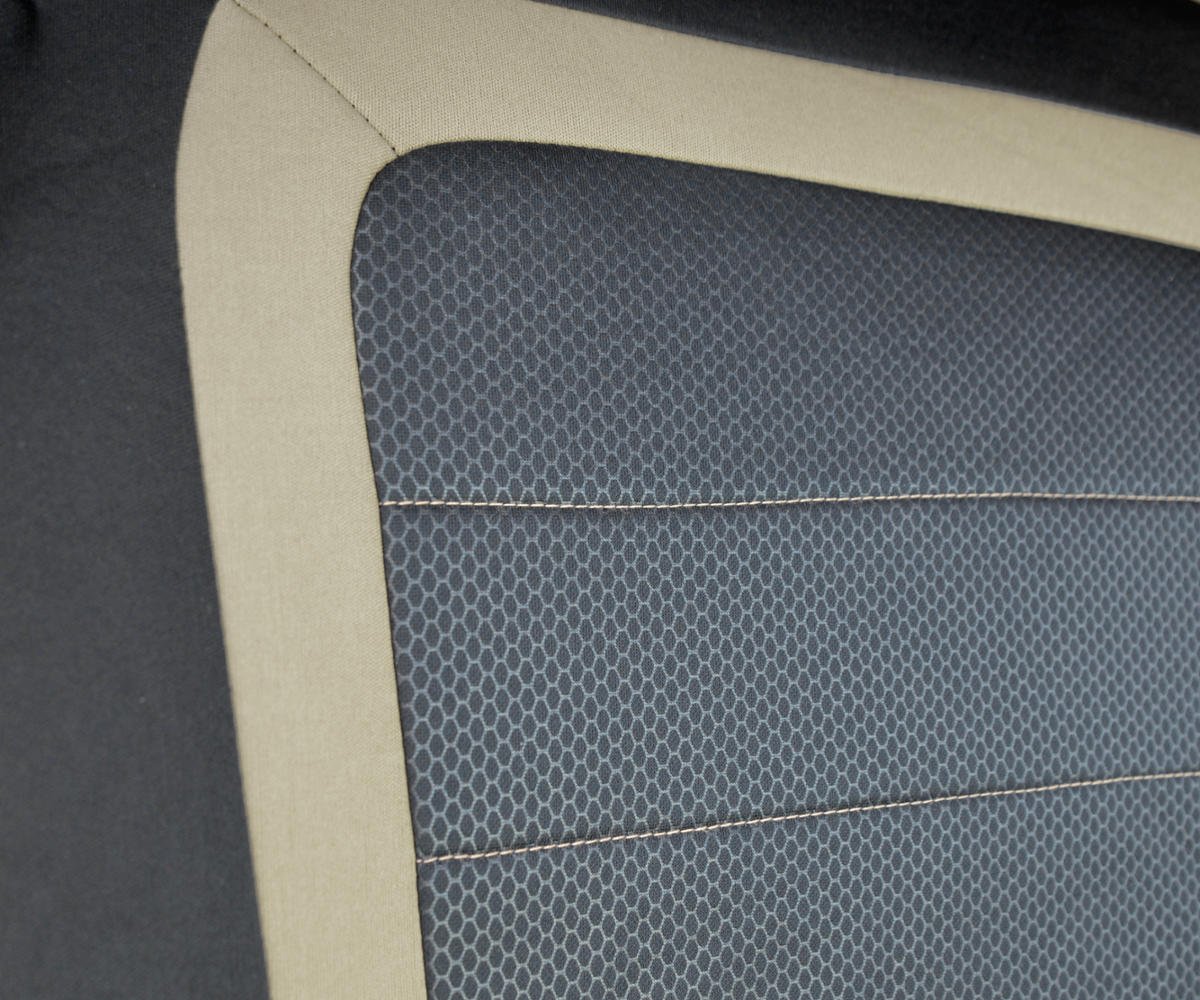 Advanced Performance Car Seat Covers Instant Install Sideless Fronts Full Interior Set For Auto Black Beige