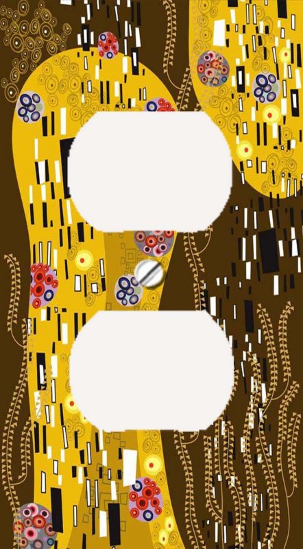 Abstract Klimt Outlet Cover