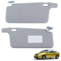 1 Pair Interior Gray Sunvisors Left And Right Replacement For Civic 1996 1997 1998 1999 2000 2001 With Vanity Mirror 