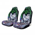Mioolkt Joker Car Seat Covers Auto Protectors Durable Quality Front Cushion Cover Universal Fit Automotive Vehicle Suv Sedan 
