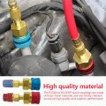 R1234yf Quick Couplers Kit To R134a Adapter High Low Side Coupler Ac Charging Hose Fitting Connector For Car Conditioner