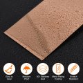 Uxcell Wall Trim Molding Stainless Steel Peel And Stick Mirror-like Finish For Ceiling Mirror Frame 16 4ft X 2 4ini Rose Gold