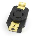 Superior Electric Ygp026f Twist Lock Wall Mount Electrical Receptacle 4 Wire 20 Amps 250v Nema L15-20r 