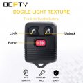 Ocpty 1 X Flip Key Entry Remote Control Fob Transmitter Replacement For F Ord Mazda Mercury Lincoln Cwtwb1u331 3 Buttons 315mhz