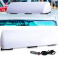 Yxq 19 Led Blank Taxi Cab Signi 5w 12v Strong Magnet Car Roof Top Topper Light Waterproof For Diy Sign Advertising Freewayi 
