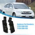 X Autohaux 1 Pair Front Bumper Mount Support Bracket For Honda Cr-v 2007-2011 71193swa003 71198swa003 Left And Right Side