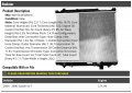 Radiator With Transmission Cooler Compatible 2004-2006 Suzuki Xl-7 2 7l V6