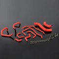 G-plus Silicone Radiator Coolant Tube Hose Kit Clamps Compatible With Subaru Impreza Wrx Mk10 Grb Gh 2008 2009 2010 2011 Red