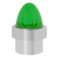 Gg Grand General 94763 Green Chrome Aluminium Cap Watermelon Lens For 1 Inch Bumper Guide 