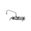 Ts Brass B-1115-xs Work Board Faucet Wall Mount 4 Centers 6 Swing Nozzle Lever Handles 2 Shank 