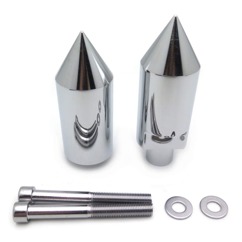 Motorcycle Chrome Billet Aluminum Spike Frame Sliders For 2004-2005 Suzuki Gsxr600 Gsxr750 Gsxr 600 750 P N Mt290-007