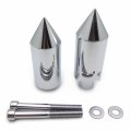 Motorcycle Chrome Billet Aluminum Spike Frame Sliders For 2004-2005 Suzuki Gsxr600 Gsxr750 Gsxr 600 750 P N Mt290-007