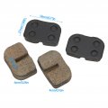 Rear Disc Brake Shoes Pad Set Ceramics 4pcs Replacement For Motovox Mbx10 Mbx11 79cc Mini Bike Go Kart Scooter