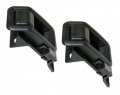 Britpart Set Of 2 Door Lock Button Black Plastic Pair Kit Compatible With Land Rover Defender All Models Part D499 X 2