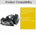 Waltyotur Motorcycle Front Headlight Assembly Replacement For Honda Cbr600rr Cbr600 Rr F5 2003-2006