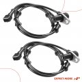 A-premium Abs Wheel Speed Sensor Compatible With Volvo Models V40 2000-2004 S40 2000-2003 L4 1 9l Front Driver And Passenger