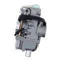 Mikuni 36mm Tm36-68 Flat Slide Carburetor With Accelerator Pump Aluminum Pumper Carb Fuel Filter And Extra Jets Polished Finish